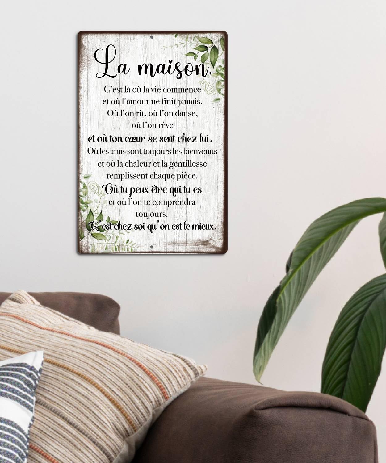 Plaque Murale Chrétienne – « Tu es belle »