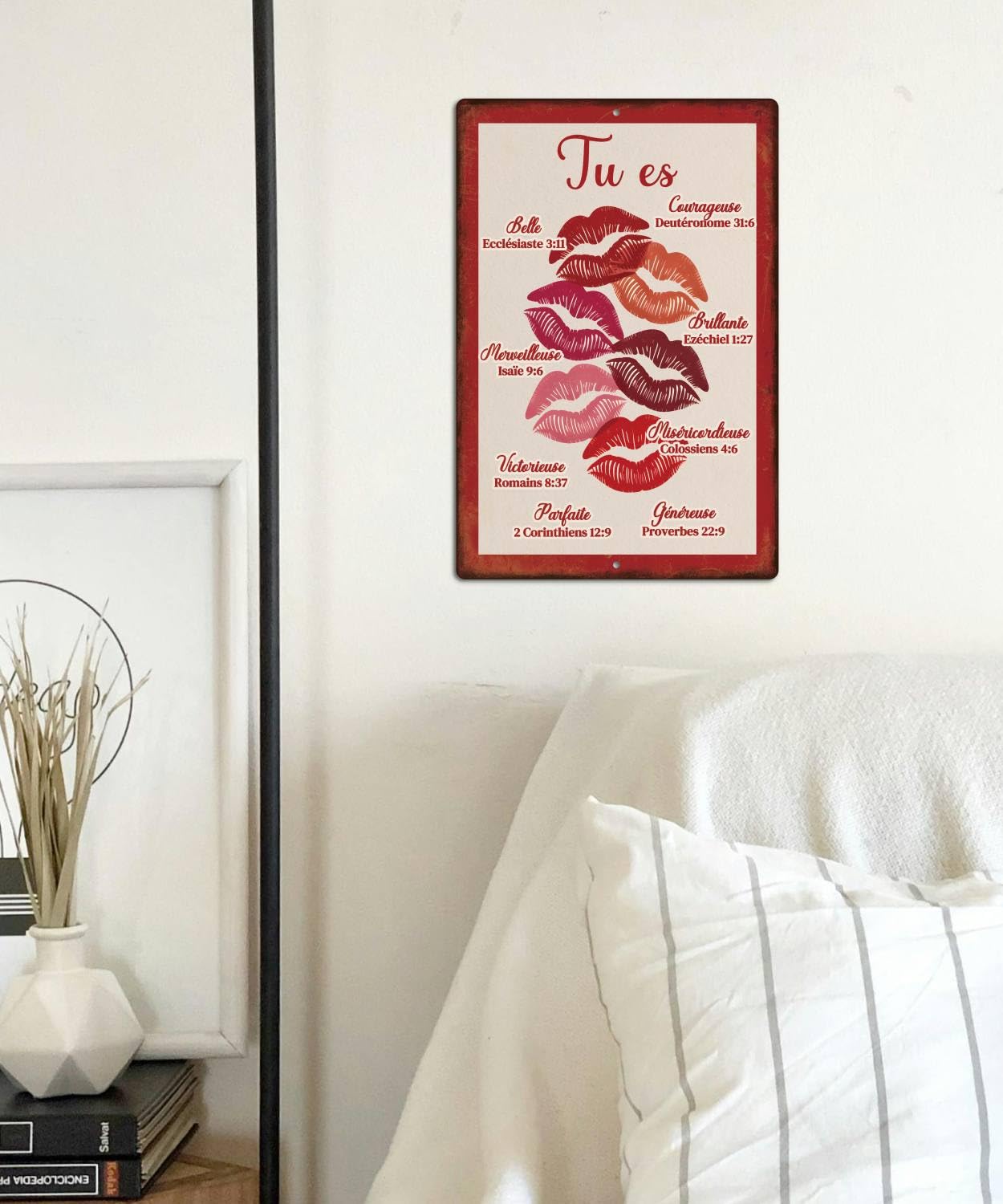 Plaque Murale Chrétienne – « Tu es belle »