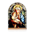 Icône Vierge Marie Christ Jésus Catholique Décoration de Table Acrylique Debout Maison Autel Cadeaux Chrétiens