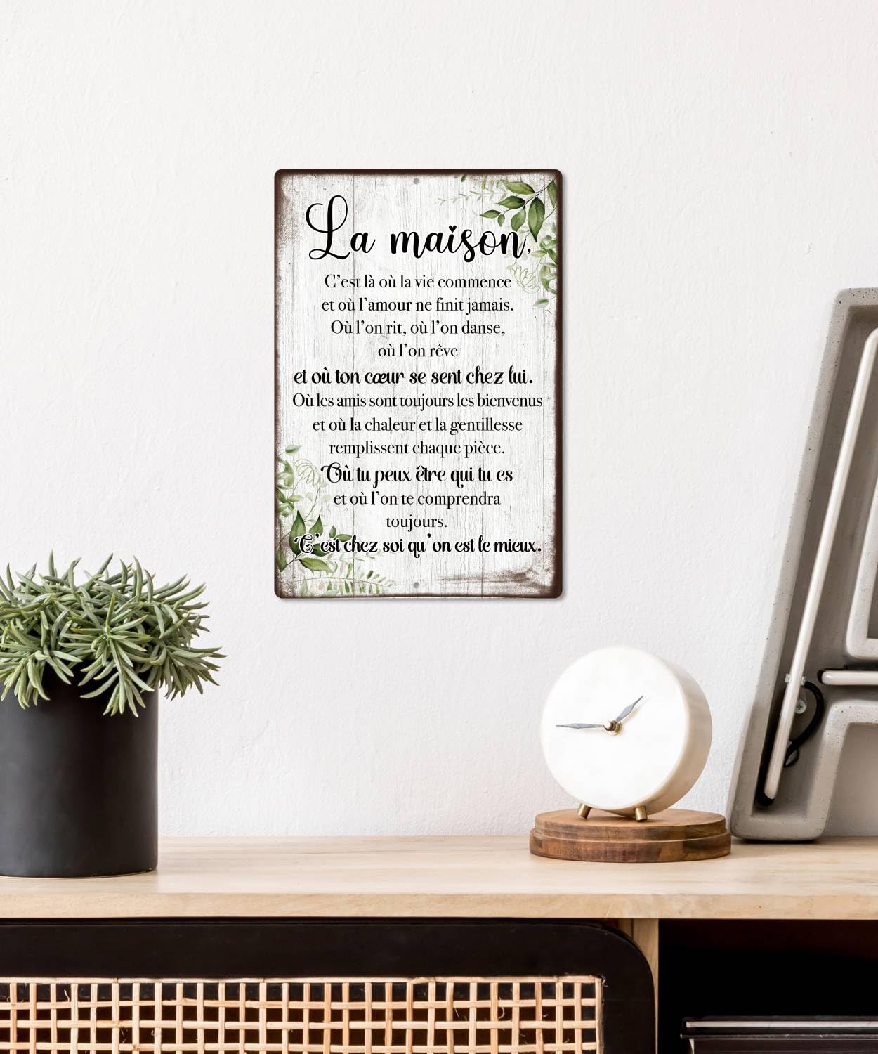 Plaque Murale Chrétienne – « Tu es belle »