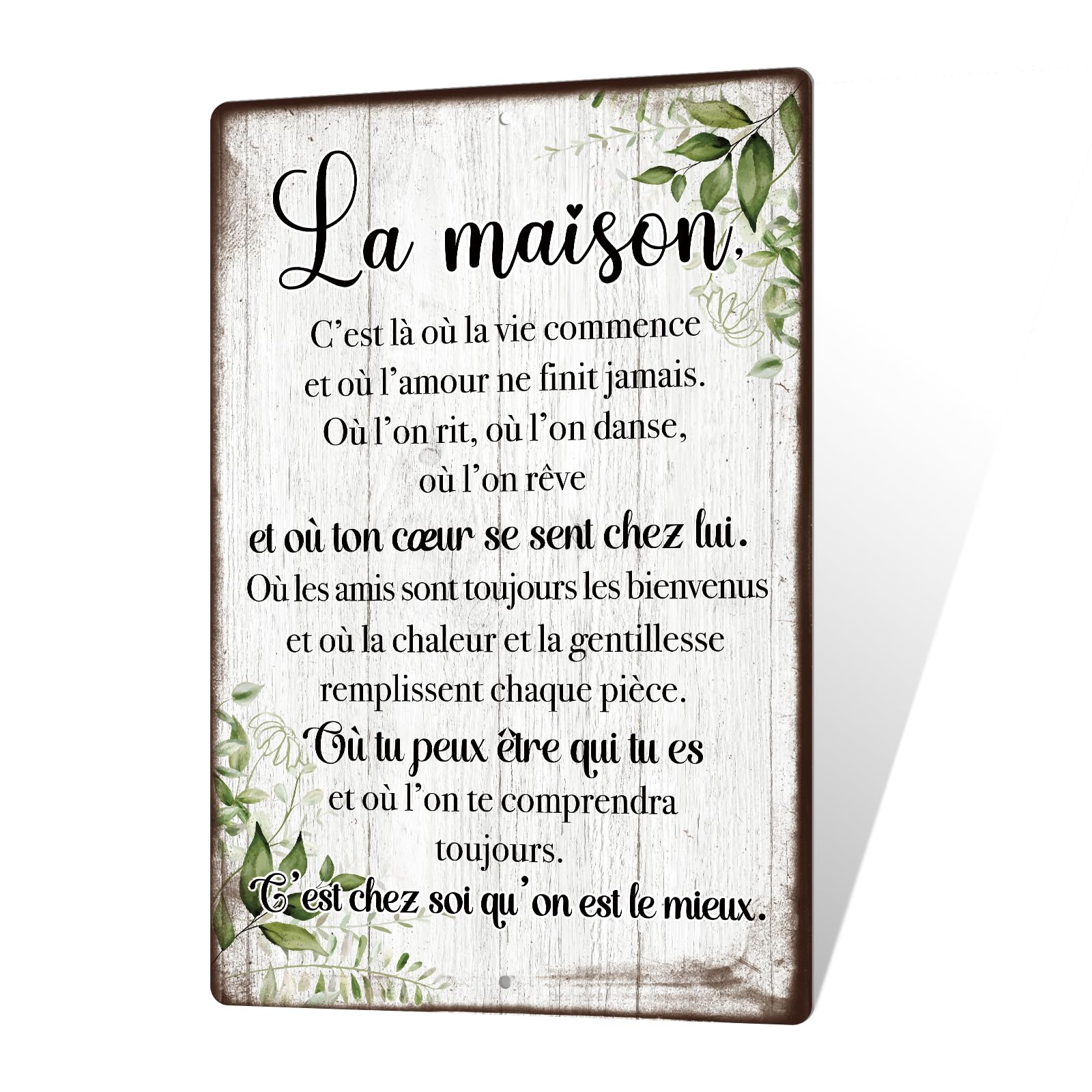 Plaque Murale Chrétienne – « Tu es belle »